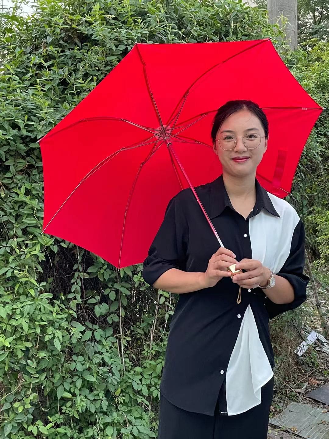 日傘 折りたたみ式 完全遮光 晴雨兼用傘
