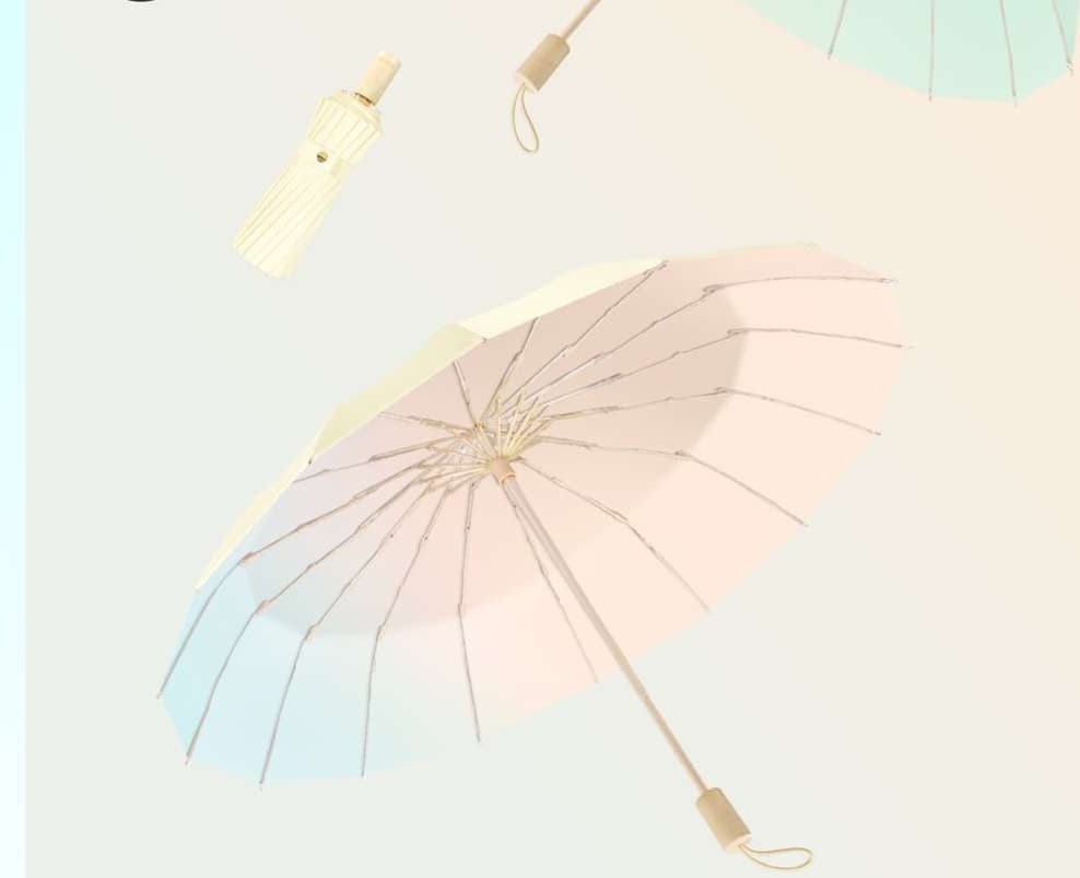 日傘 清雅な流光 携帯晴雨兼用傘