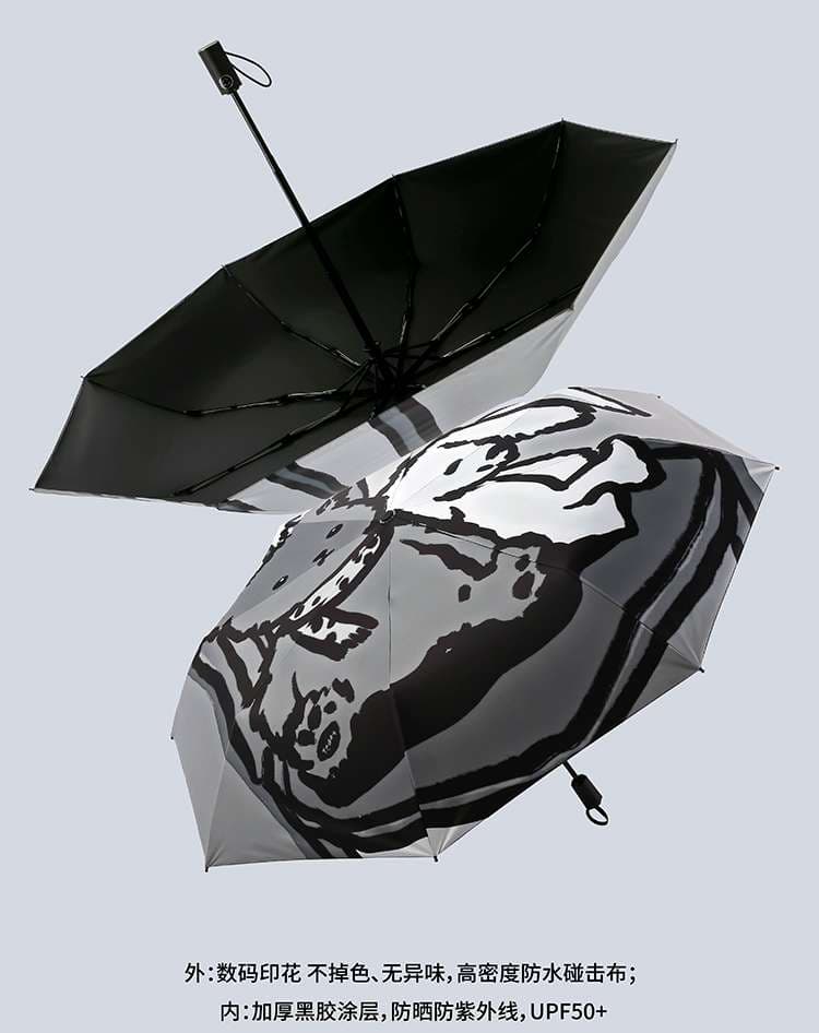 日傘 くまとうさぎの雨晴兼用傘