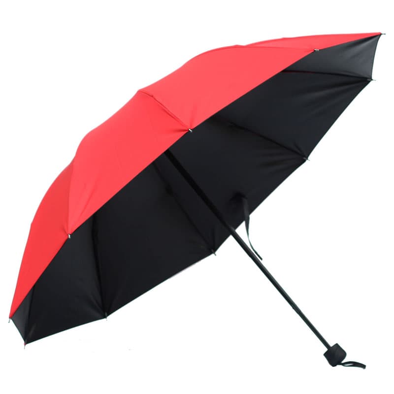 日傘 折りたたみ式 完全遮光 晴雨兼用傘