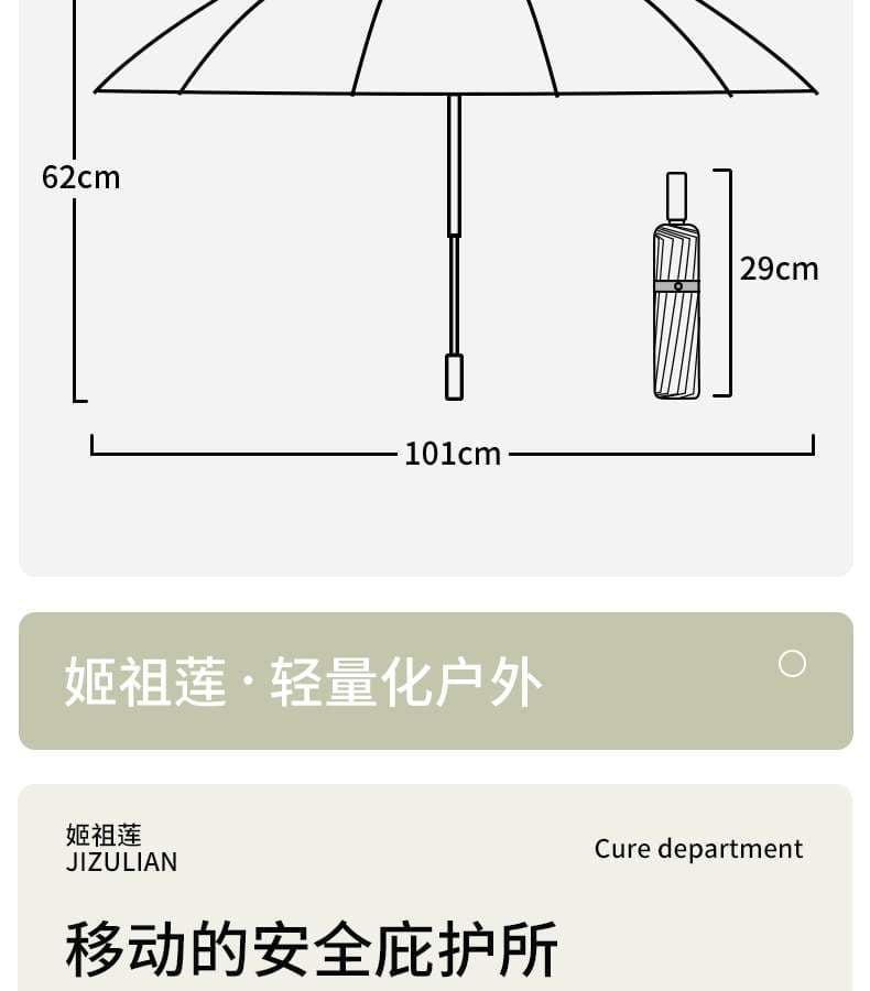 花咲く優雅な日傘