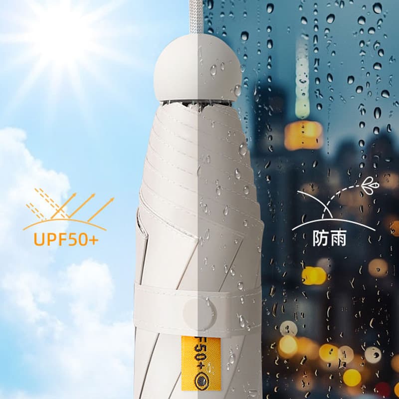 軽量コンパクト晴雨兼用折りたたみ日傘