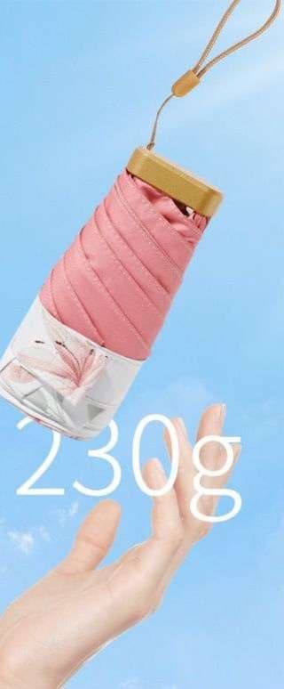 軽量コンパクト折りたたみ日傘
