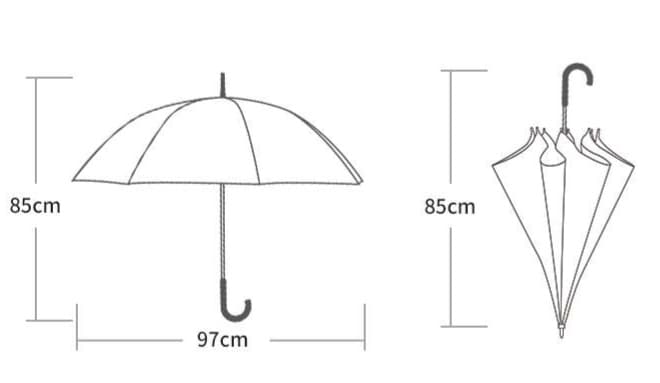 日傘 晴雨兼用 大判軽量骨傘